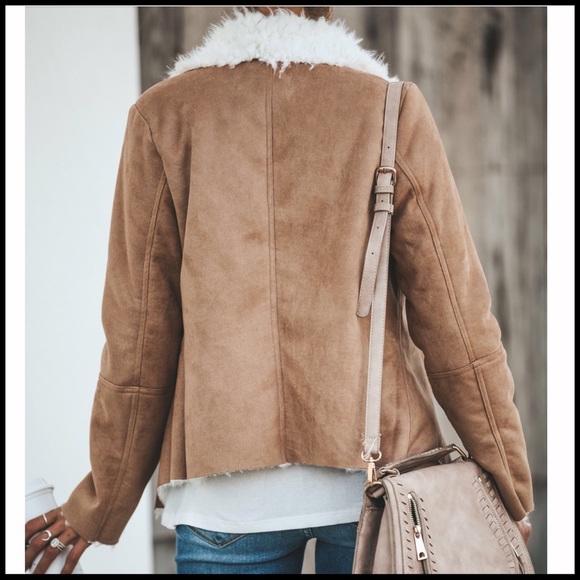 Chilly Days Faux Suede + Sherpa - Picture 5 of 7